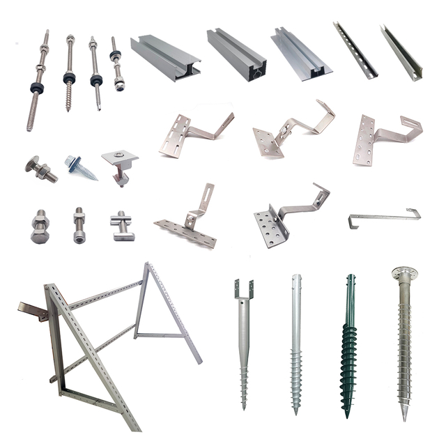 Kit di montaggio solare a terra Sistema di struttura di montaggio solare fotovoltaico 