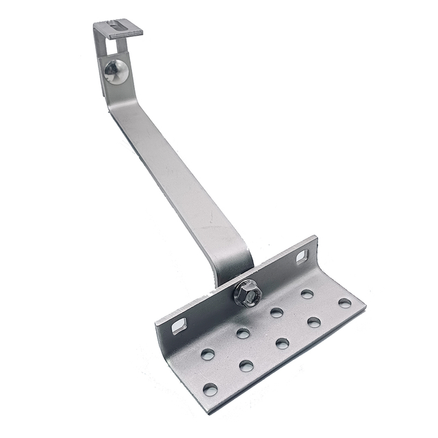 Staffa di montaggio solare con gancio solare regolabile nel sistema a energia solare