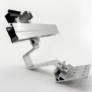 Strutture solari foto fotovoltaico kit staffa gancio in alluminio per sistema di montaggio del pannello solare