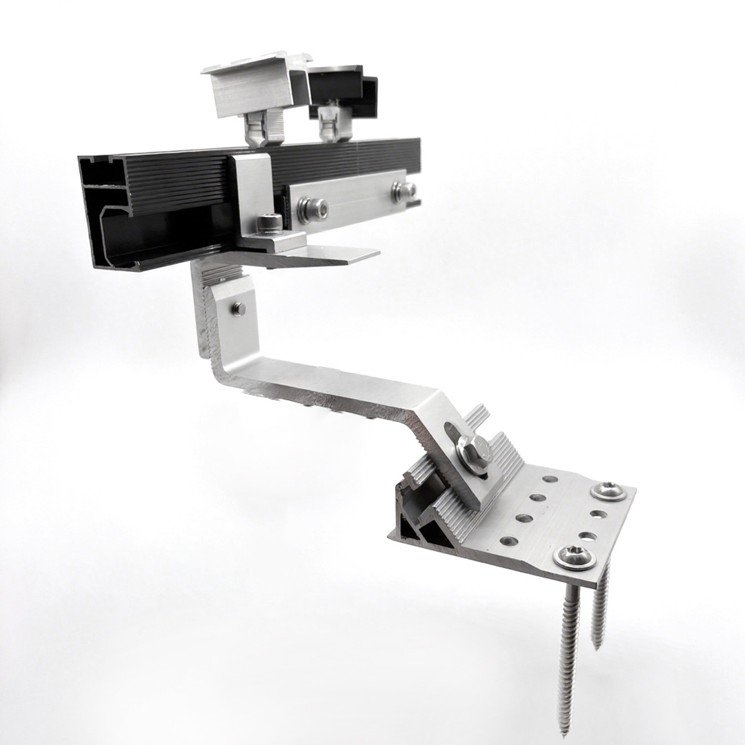 Applicazione di ganci in alluminio nei sistemi di montaggio del tetto solare