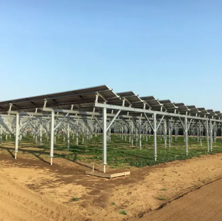 Sistemi solari del monte a terra