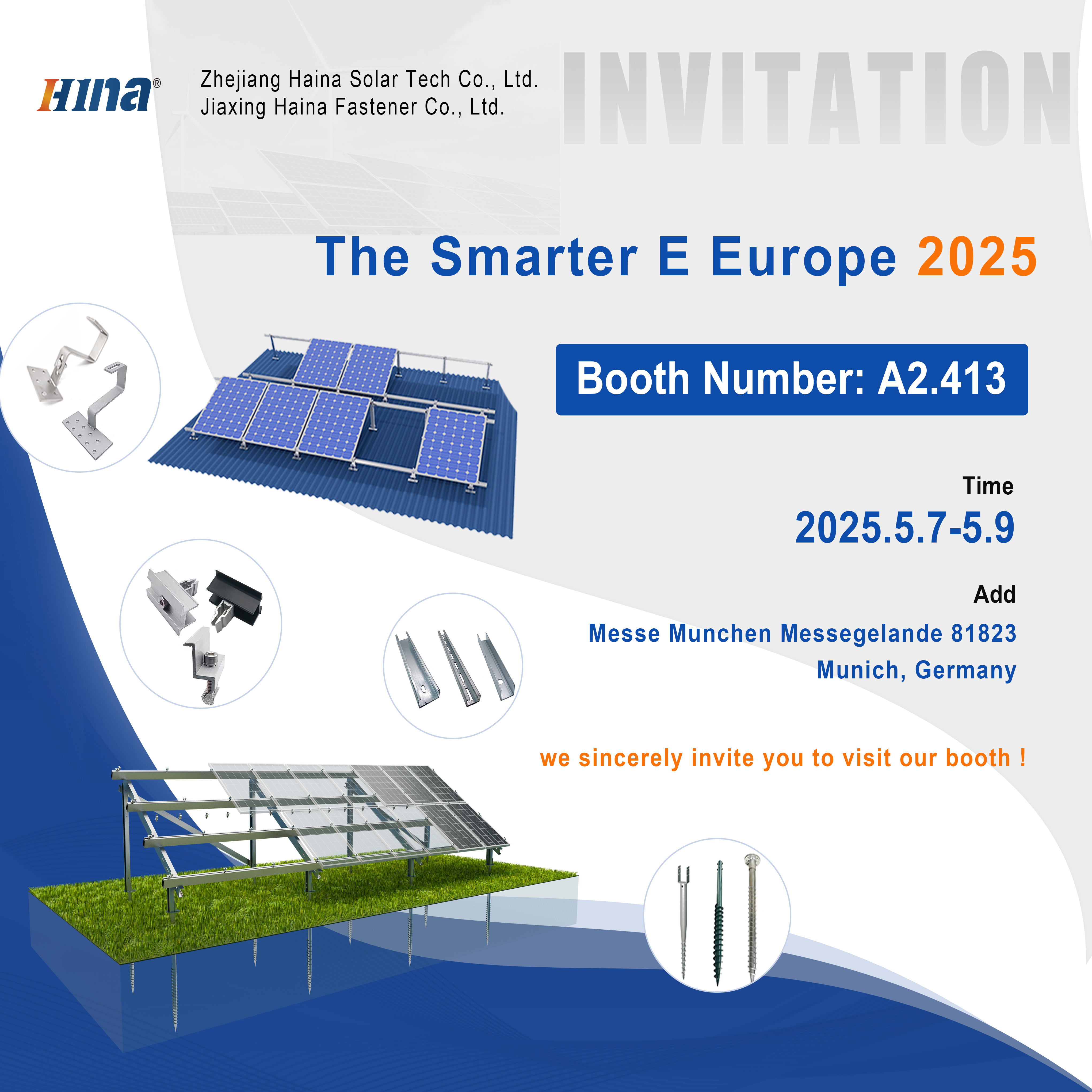 Invito | Incontra Haina Solar Tech alla Smarter E Europe 2025