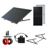 Kit Solar Easy Sistema di montaggio su balcone regolabile su sistema energetico di alimentazione a rete per terreno piano/tetto piano