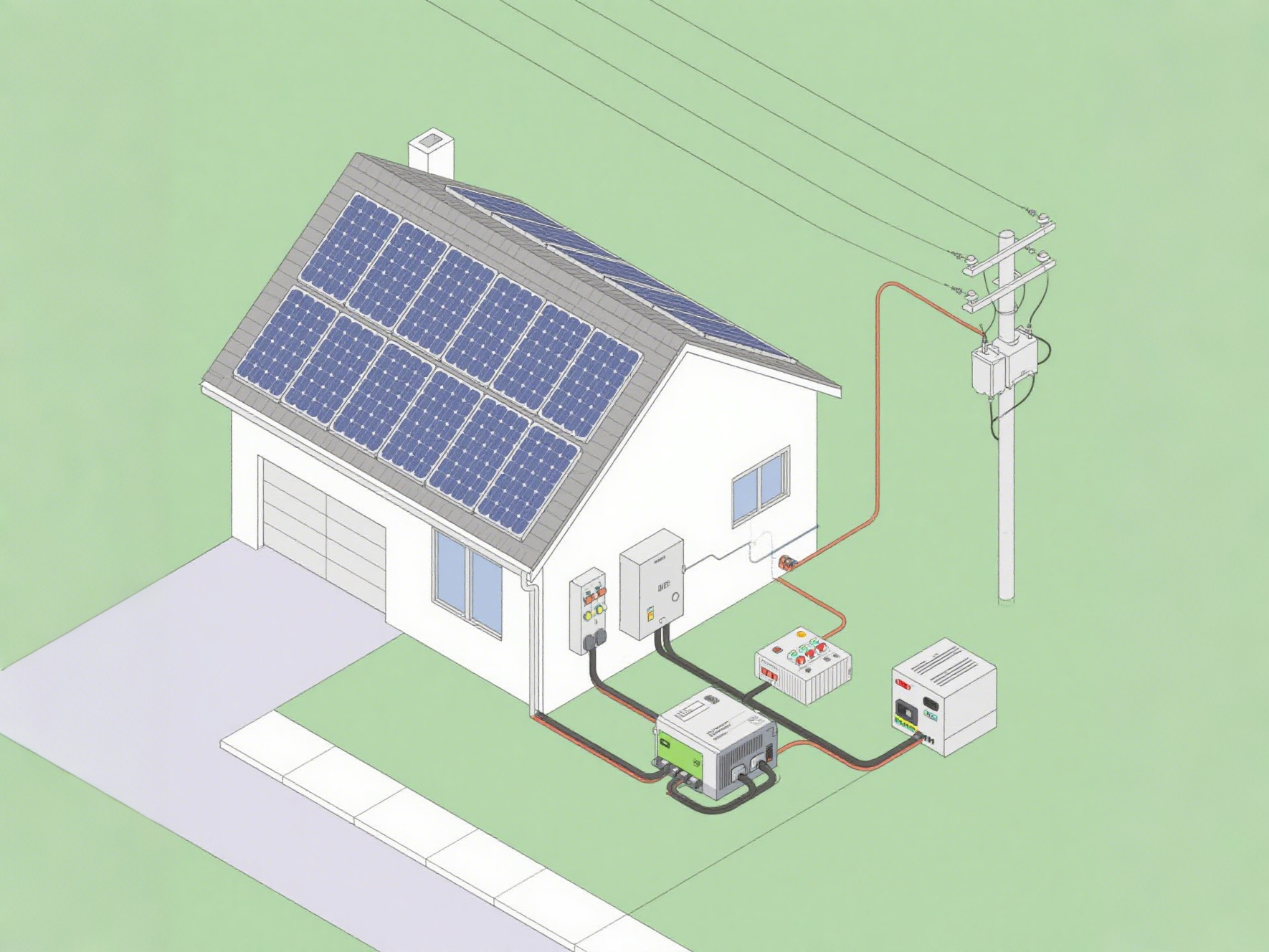 In che modo l'energia solare funziona passo dopo passo?