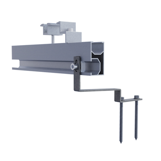 Pannello solare Roofing Asphalt Isphanings Kit Gancio Metal Tetto Sistema di montaggio fotovoltaico