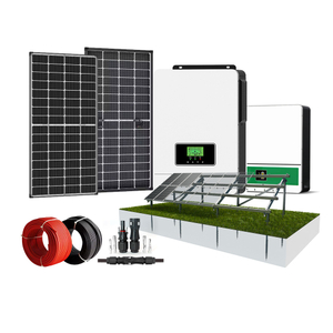 Off Grid Solar Battery Battery Inverter PV Pannelli Moduli Pannelli di accumulo di energia Sistema di montaggio a terra 