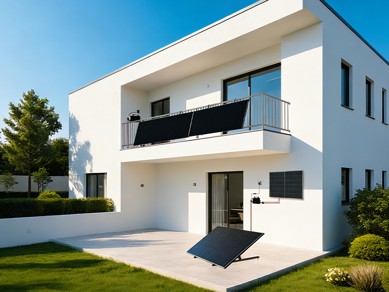 Sistemi di montaggio solare per balconi plug-and-play per applicazioni on-grid