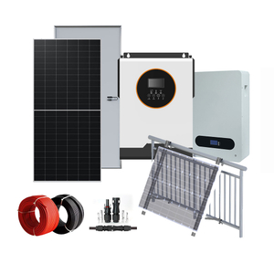 Pannelli solari Sistemi di alimentazione Home su kit di energia solare Grid Sistema di accumulo di energia solare per esterni solari