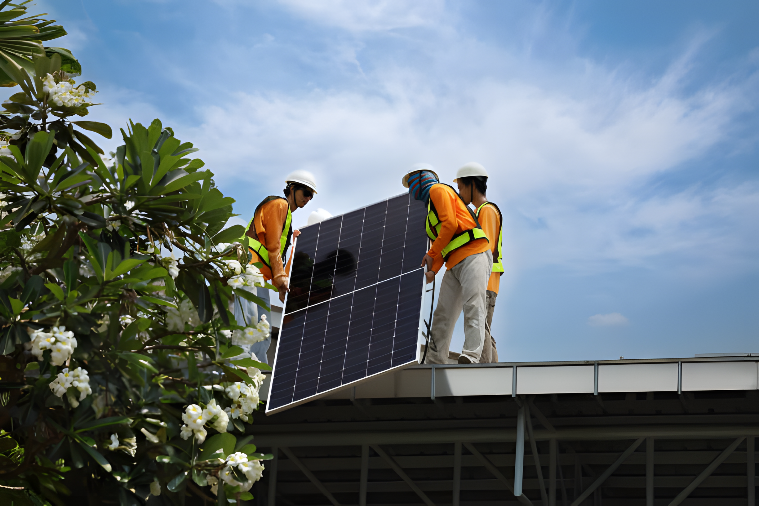 Come tenere la neve fuori dai pannelli solari