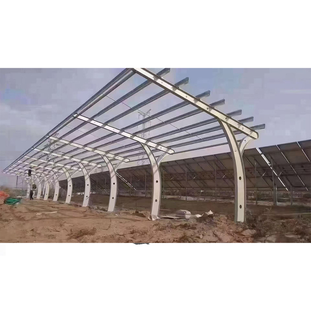 Kit di montaggio per rack per auto coperto PV Pan Pannello solare Sistema di montaggio per auto a montaggio per autorizzazione