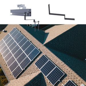 Pannello solare Roofing Asphalt Isphanings Kit Gancio Metal Tetto Sistema di montaggio fotovoltaico