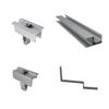 Pannello solare Roofing Asphalt Isphanings Kit Gancio Metal Tetto Sistema di montaggio fotovoltaico