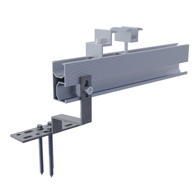 Sistema del pannello solare Filature di montaggio del tetto a gancio fisso per la struttura di montaggio del tetto per piastrelle solari