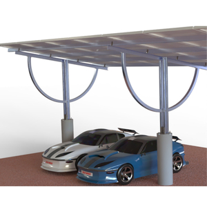  Sistema di energia solare Montaggio di posto auto coperto solare personalizzato fuori dalla rete Sistema di energia solare