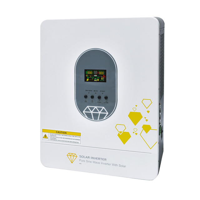 Invertitore ibrido solare della stringa dell'onda sinusoidale pura di energia solare 6200w per il sistema di montaggio del pannello solare