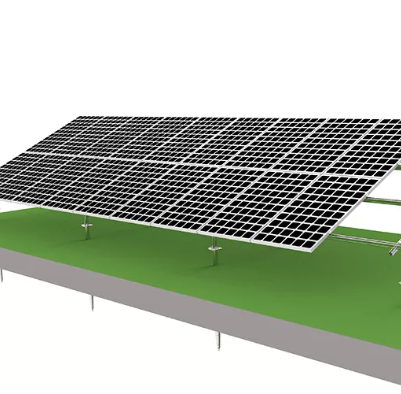 un rack per montaggio del pannello solare