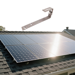 Staffa di montaggio del pannello solare con gancio del tetto in piastrelle per struttura di montaggio del tetto per l'asfalto per l'asfalto 